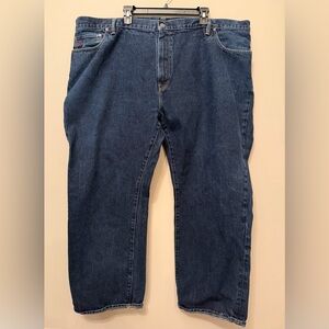 Polo Ralph Lauren Jeans Men’s 48B X 30 Darker Navy Blue Cotton Denim